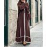 Robe Abaya Style Moderne et Élégant - Abaya Zippée pour Allaitement