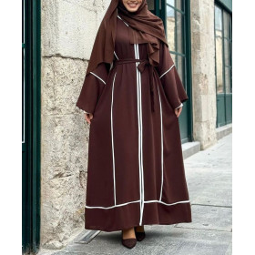 Robe Abaya Rawiya Marron