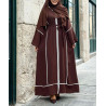 Robe Abaya Style Moderne et Élégant - Abaya Zippée pour Allaitement