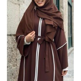 Robe Abaya Rawiya Marron