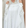 abaya blanche pour grande occasion