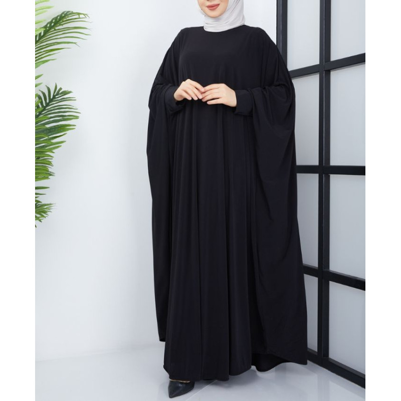 abaya femme de couleur noire