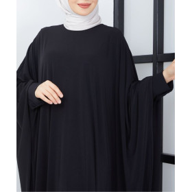 abaya de couleur noir