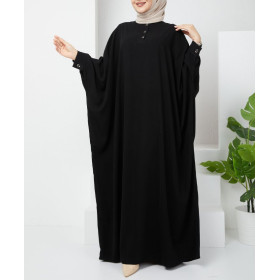 abaya papillon noire