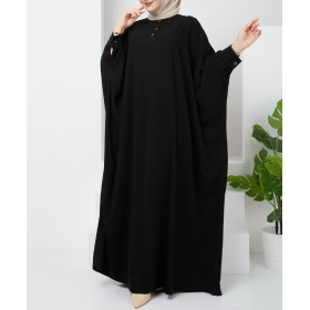 abaya noire de qualité