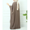 abaya pour femme couleur taupe