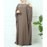 abaya femme couleur taupe