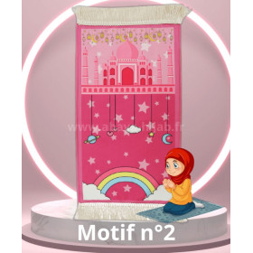 tapis de priere enfant rose