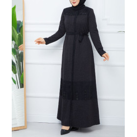 robe femme turque de couleur noire