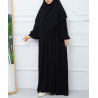 abaya khimar noir