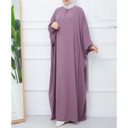 Robe Abaya Mauve Elsa