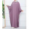 abaya de couleur mauve