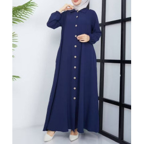robe hijab bleu marine