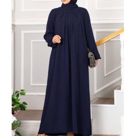 robe hijab bleu marine