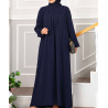 robe hijab bleu marine