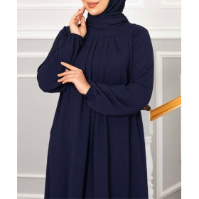 robe musulmane bleu marine