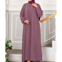 Robe Hijab Nafja Mauve