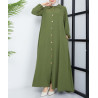 robe longue musulmane verte