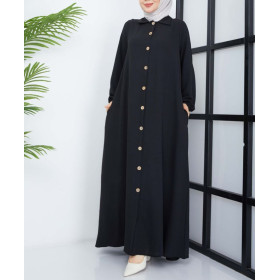 robe musulmane noire