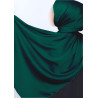 hijab satiné vert de la marque  sedef
