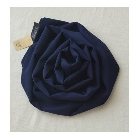 hijab soie de medine bleu marine