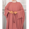 ensemble kimono abaya pas cher rose