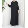 robe femme voilée noire pas cher