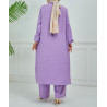 ensemble femme musulmane été violet