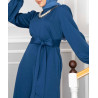 combinaison hijab bleu