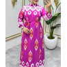robes manches longues été rose