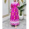 robe longue été rose