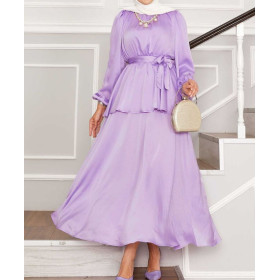 ensemble femme voilée couleur lila