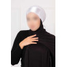 bonnet sous hijab satin blanc