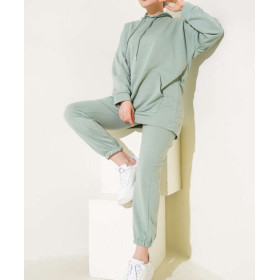 survêtement femme voilée vert