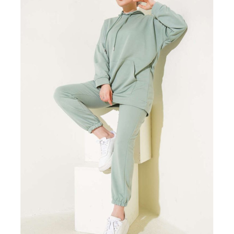 survêtement femme voilée vert