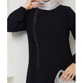 ensemble femme voilée chic noir