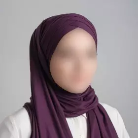 hijab jersey 3 bandes à nouer