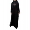 abaya robe longue noire mode pudique